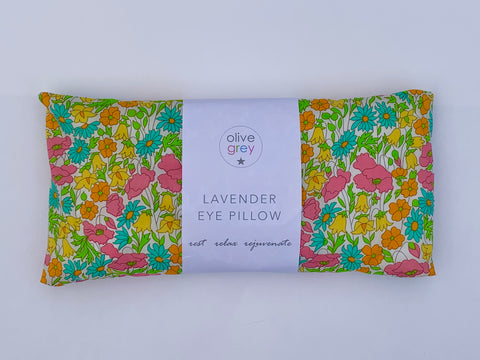 liberty of london 'poppy & daisy' floral lavender eye pillow